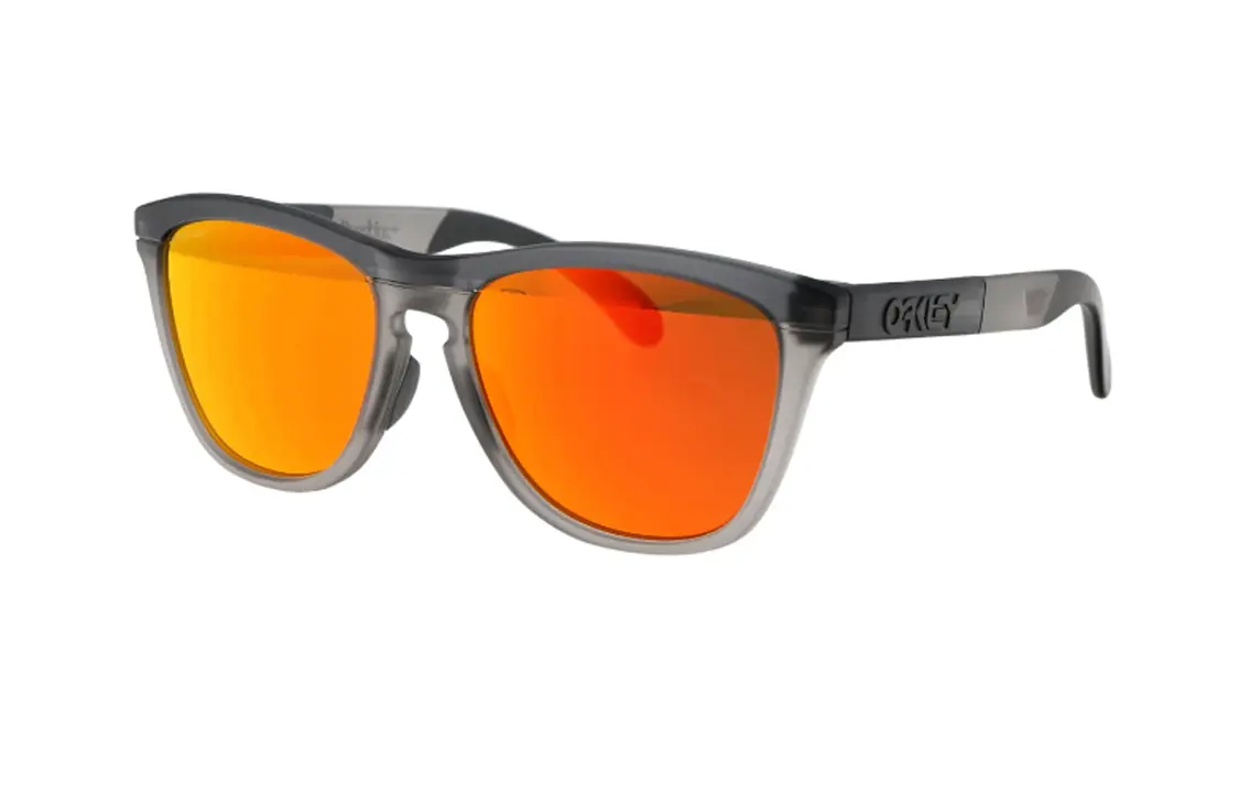 

Oakley Ацетатные солнцезащитные очки неправильной формы мужские серые, Gray