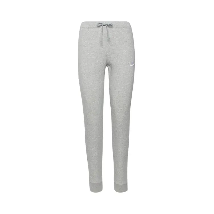 Спортивные брюки Nike NSW Club Fleece Mid-Rise Slim Joggers 'Dark Grey Heather/White'