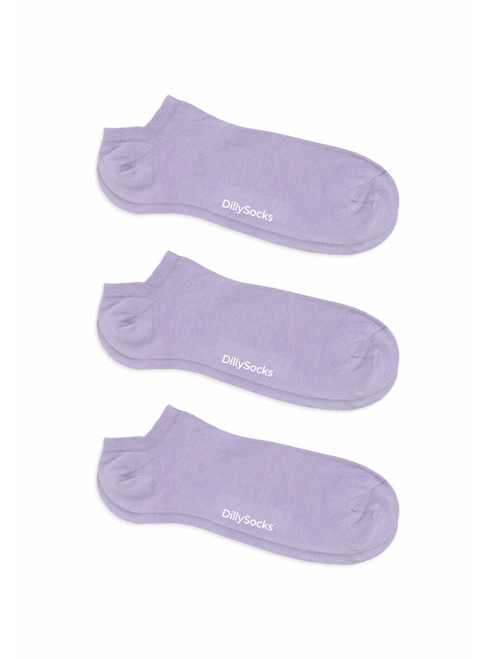 

Носки DillySocks 3er Pack Sneaker One Color Shorties, цвет lavender lilac