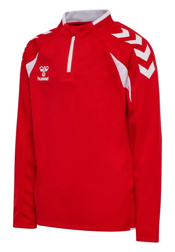 2.0 топ с длинными рукавами и молнией до середины груди Hummel, True Red White — фото 4