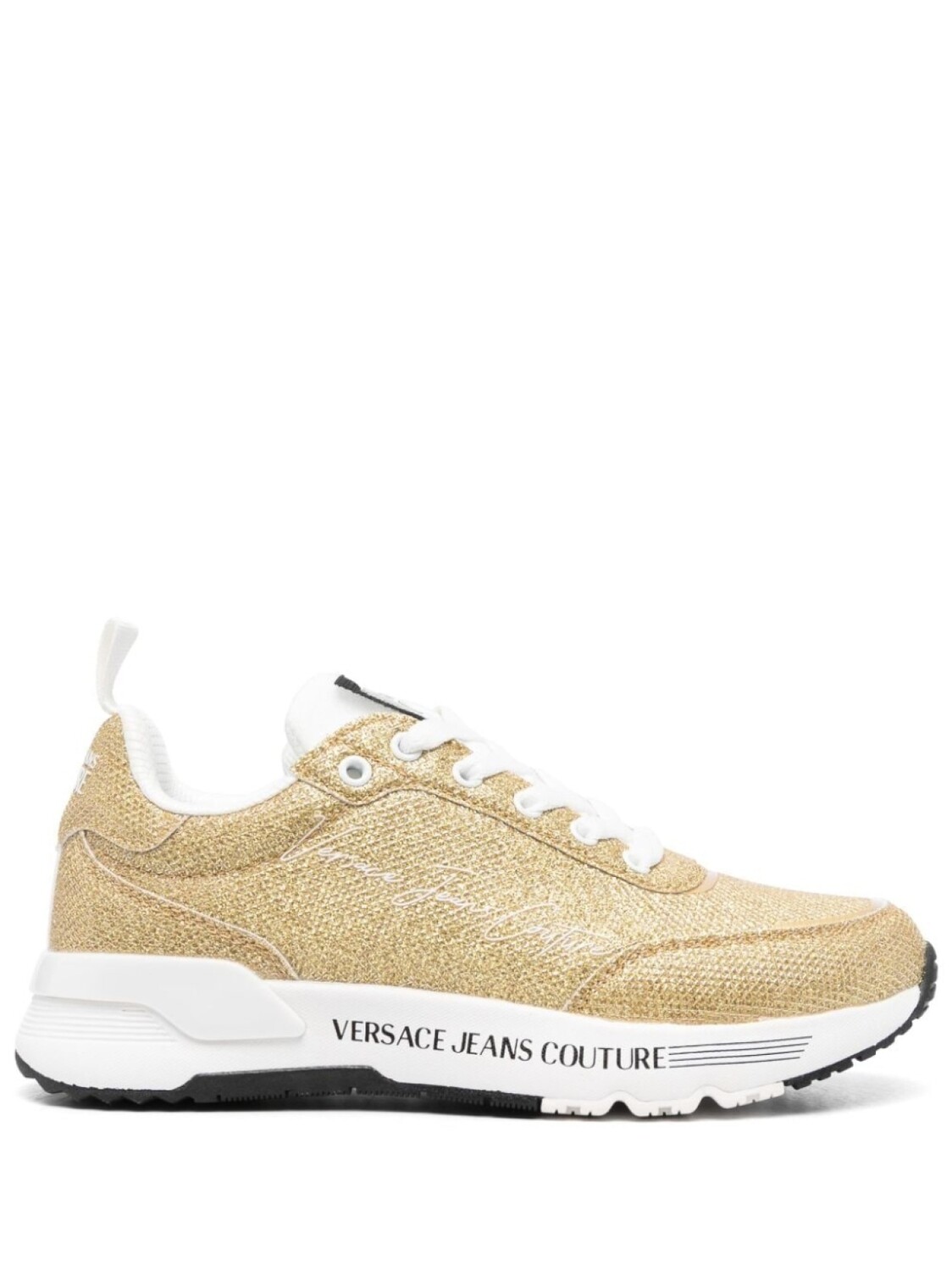 

Versace Jeans Couture кроссовки с эффектом металлик, золотистый, Желтый, Versace Jeans Couture кроссовки с эффектом металлик, золотистый