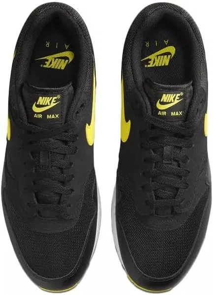 Мужские кроссовки Nike Air Max 1 Ess, Black Opti Yellow Summit White — фото 4