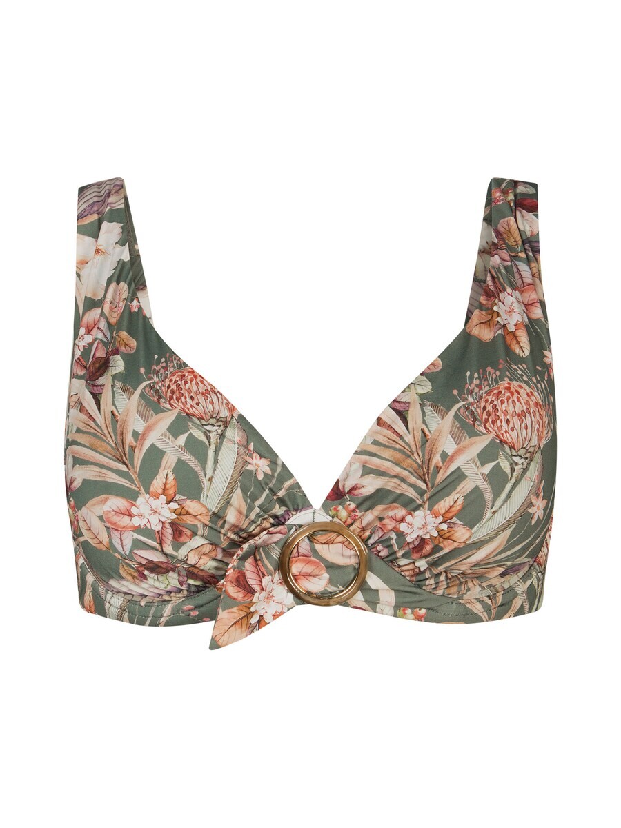 

Верх бикини на косточках Marc & André Balconette Bikini Top Hazel, оливковый