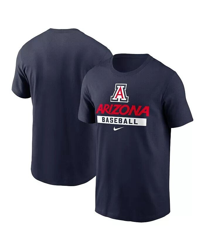 

Футболка бейсбольная мужская темно-синяя Arizona Wildcats Nike