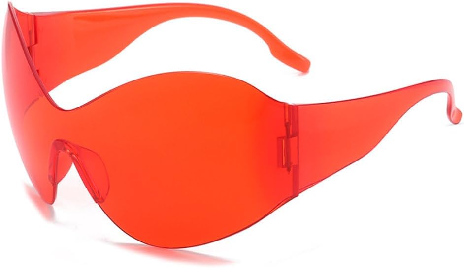 

Крупные солнцезащитные очки для женщин, цельные солнцезащитные очки без оправы, обтекаемые солнцезащитные очки для мужчин, очки в большой оправе, винтажные, модные, в стиле панк MTZJH, C9