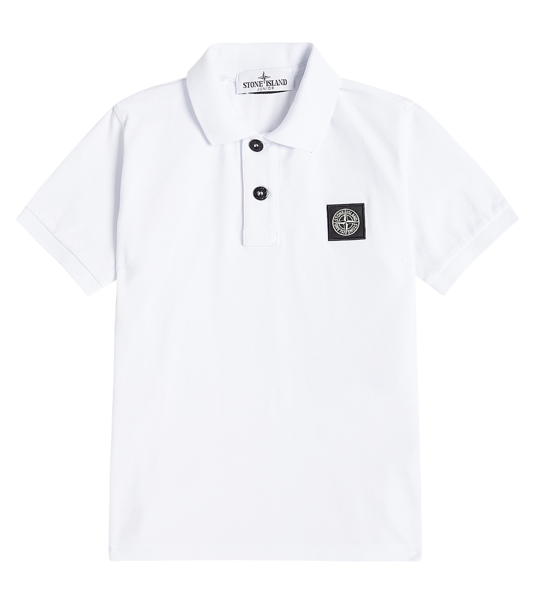 

Компас хлопковая пике-поло Stone Island Junior, белый