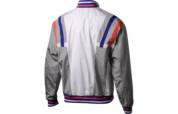 Куртка Nike Chelsea Soccer/Football Training Splicing Contrasting Colors Sports Woven Stand Collar Jacket Gray, серый — фото 2