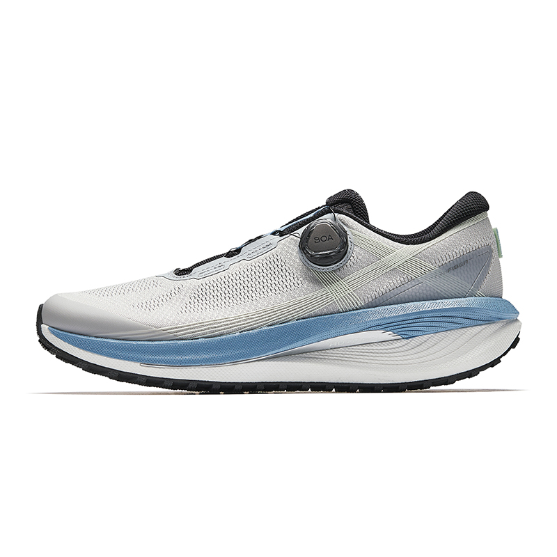

ANTA Кроссовки Champion All Weather Series с низким верхом, амортизирующие и противоскользящие, мужские, серо-синие