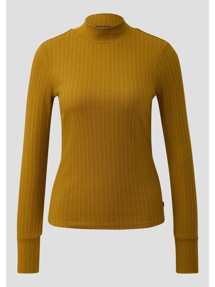 

Футболка цвета 8504_горчичный QS, Желтый, Футболка цвета 8504_горчичный QS