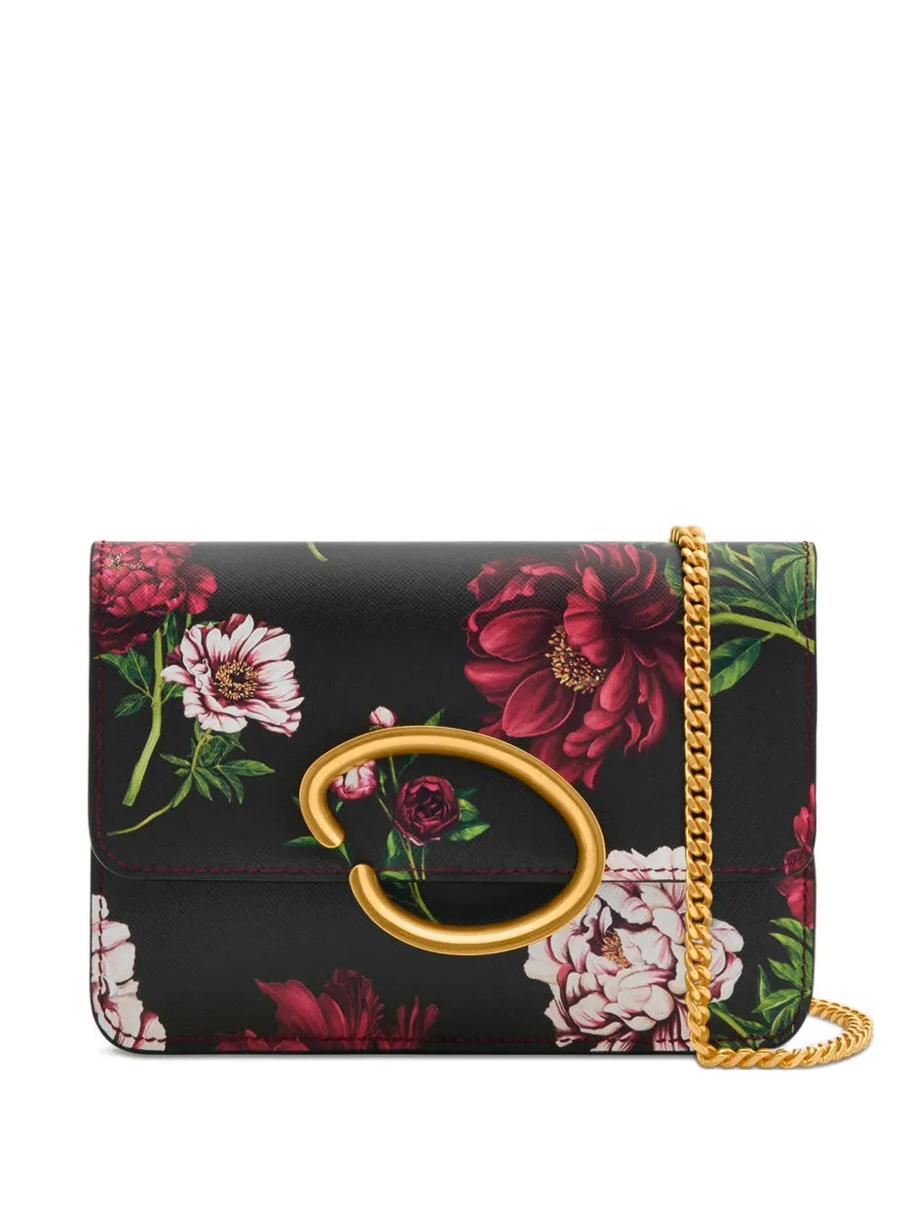 

Сумка через плечо O Pochette с принтом Oscar de la Renta, коричневый