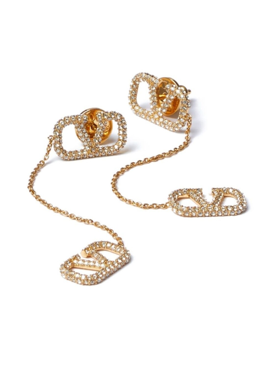 

Серьги-подвески VLogo Signature Valentino Garavani, золотой