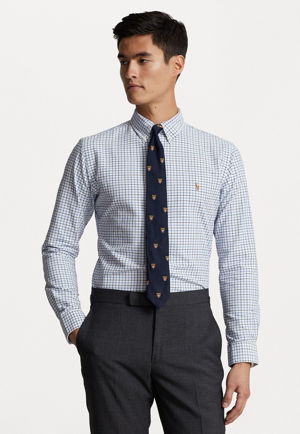 

Рубашка Long Sleeve Sport Polo Ralph Lauren, цвет white/blue multi-coloured