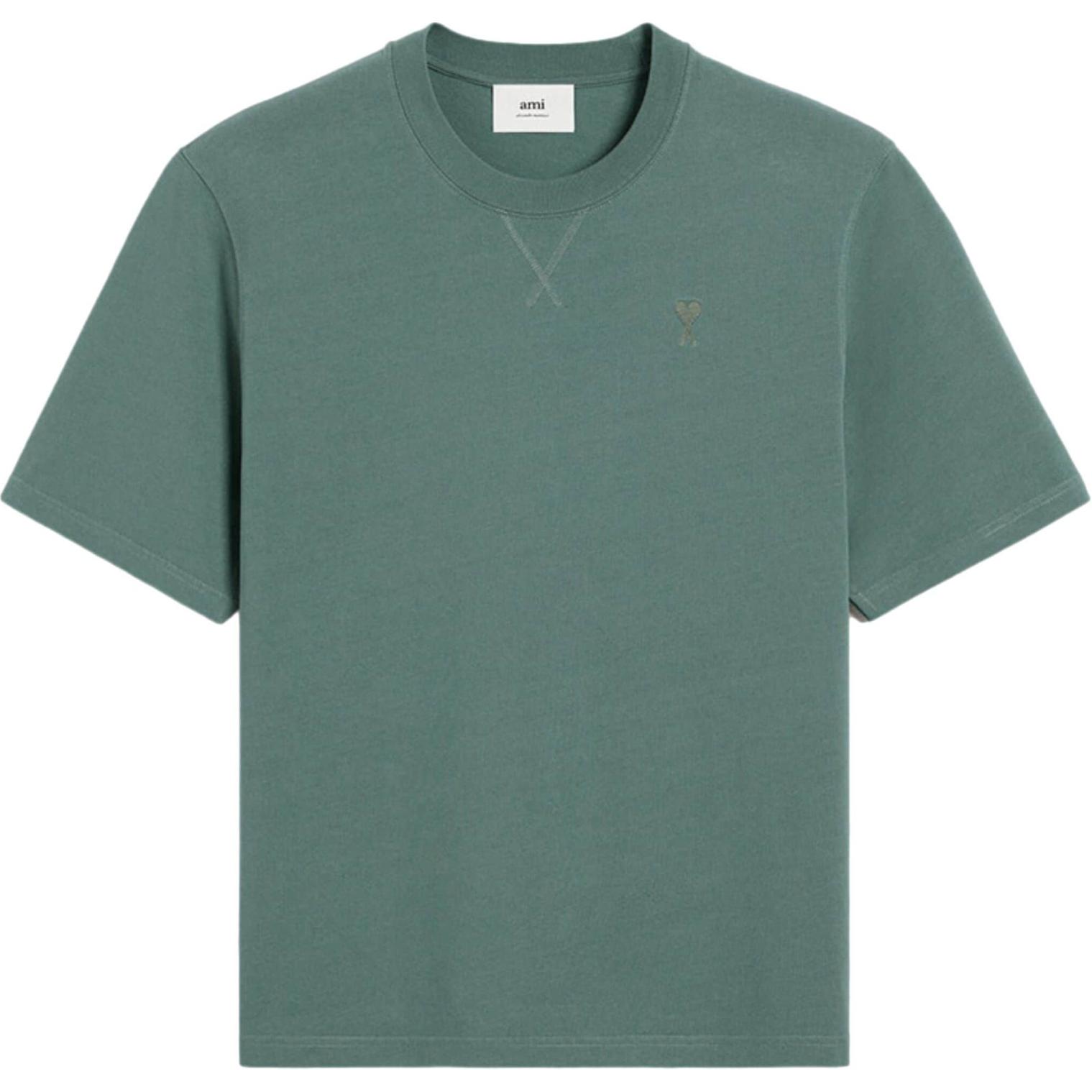 

Ami Paris Хлопковая футболка Ami De Coeur AMIPARIS, Aqua Green