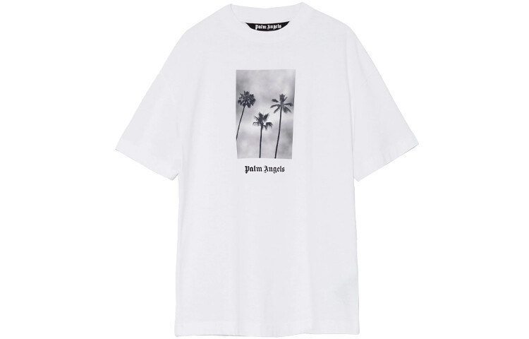 

Футболка мужская белая Palm Angels, белый