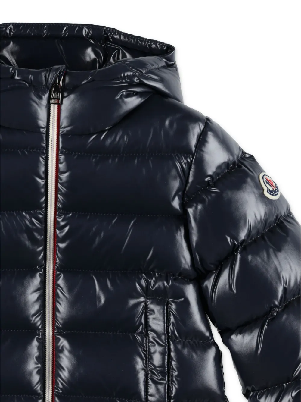 Куртка Aubert с нашивкой-логотипом Moncler Enfant, черный — фото 3