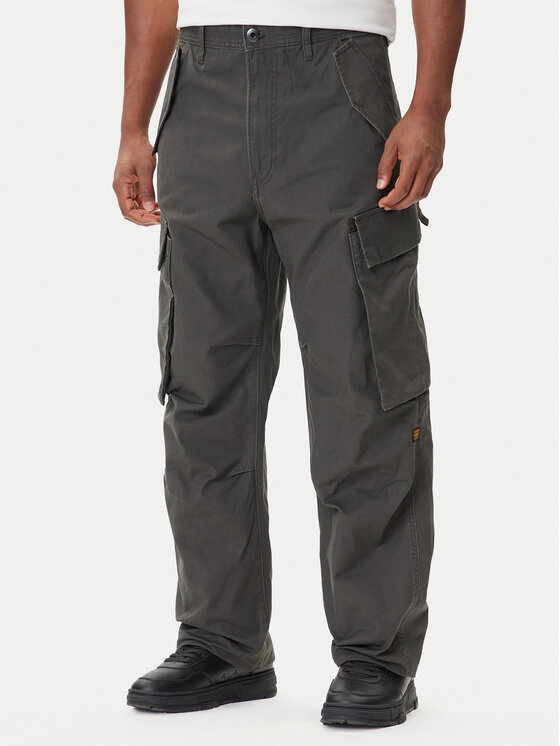 

Брюки из ткани straight fit R-3N D25224-D191 G-Star Raw, серый