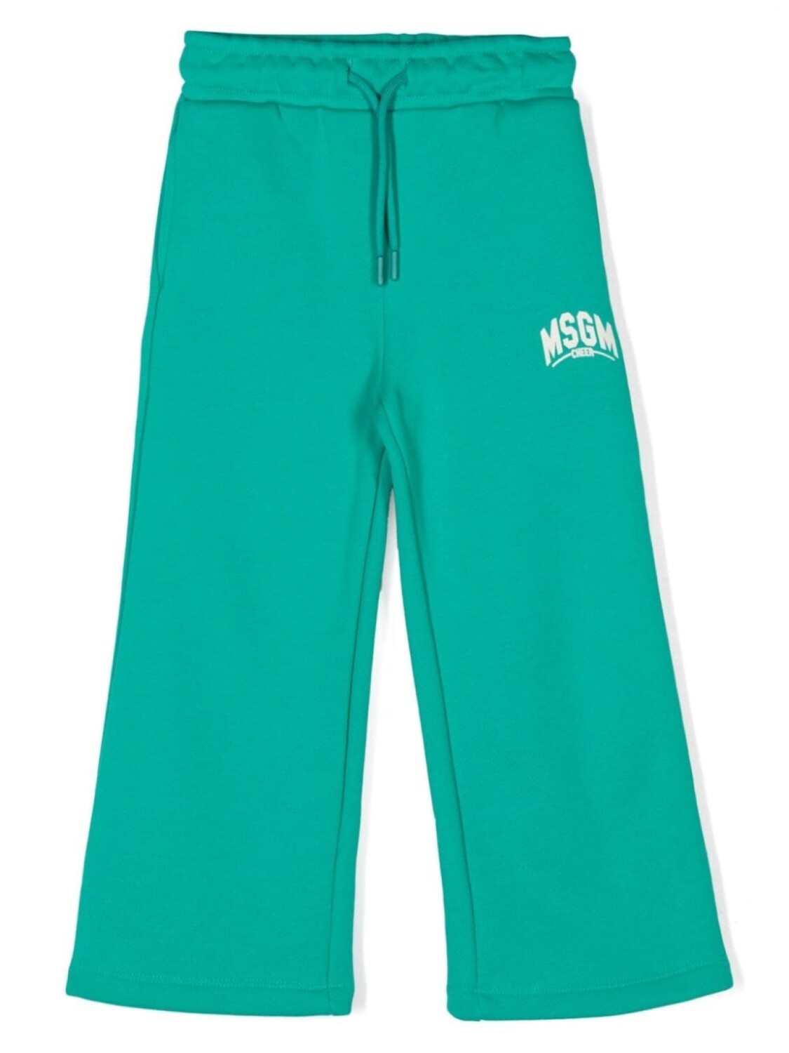 

MSGM Kids спортивные штаны из джерси, зеленый