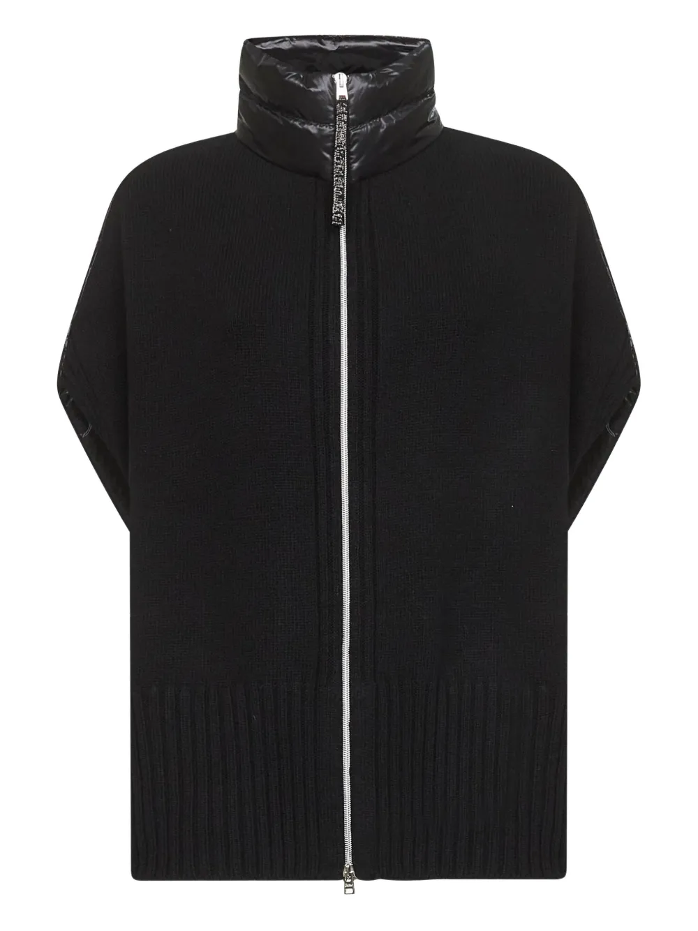 

Стеганое пальто с высоким воротником Herno, черный