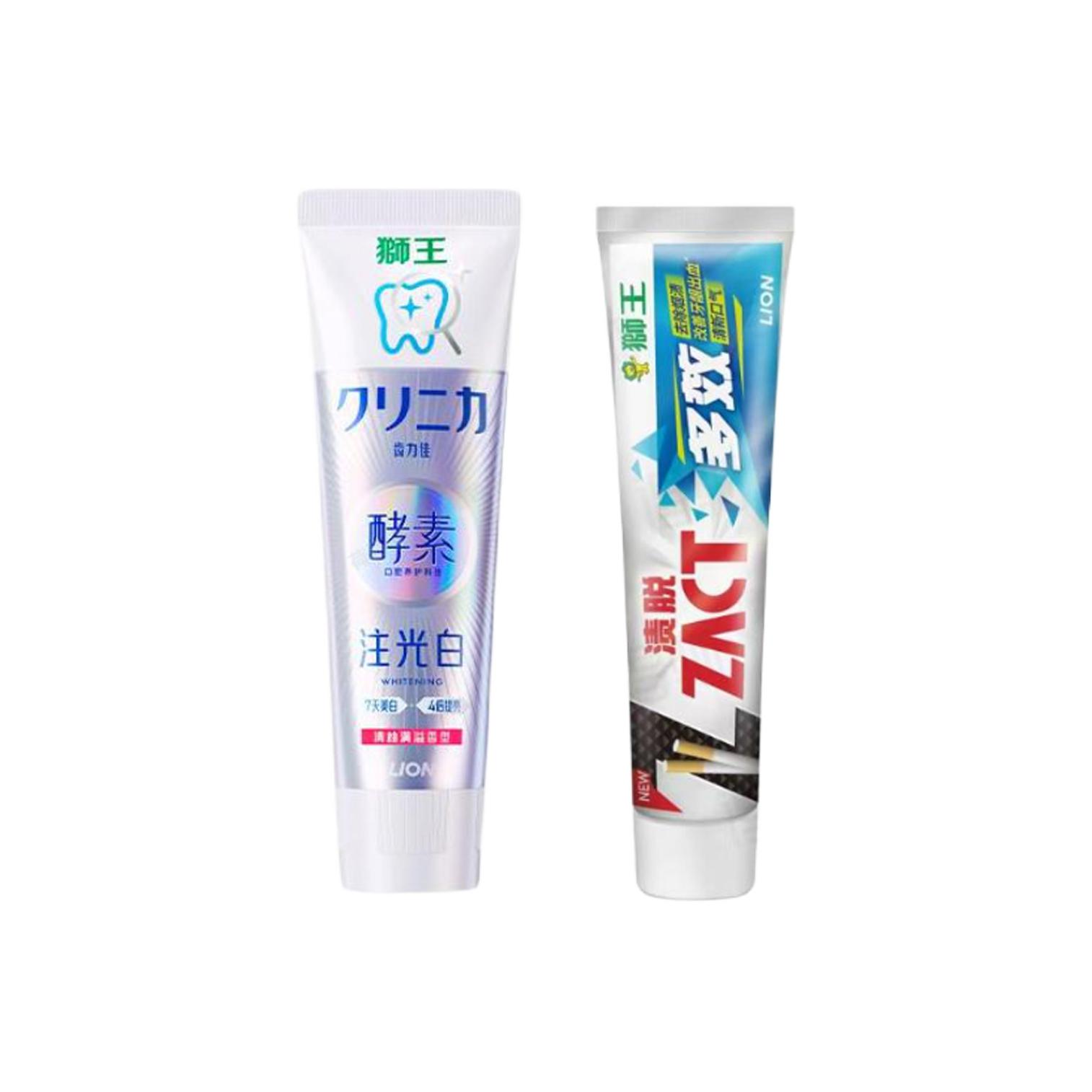 

LION Набор одежды forest green зубная паста для очищения и свежести дыхания mint 120г+120г+130г