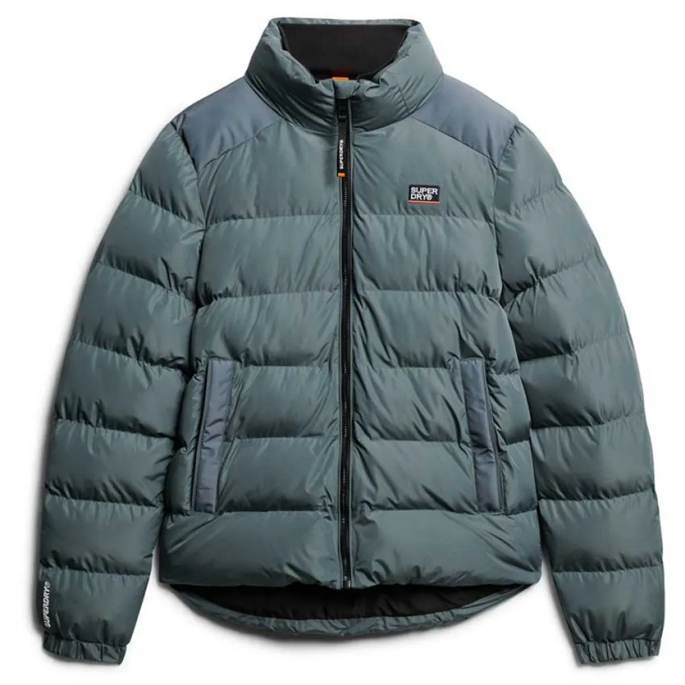 

Пуховик Superdry Sports, синий