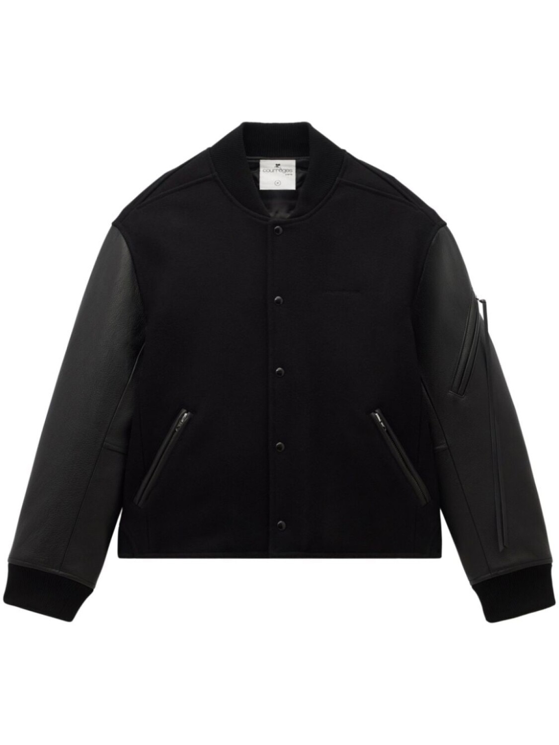 

Куртка-бомбер Courrèges Baseball Teddy, черный