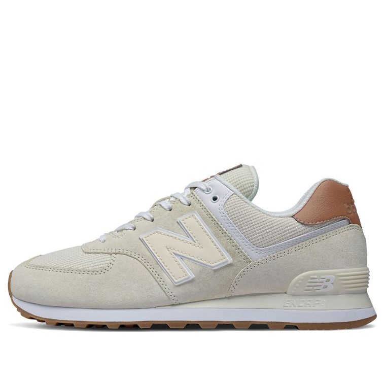

Беговые кроссовки New Balance 574 'Ecru Tint Mahogany', кремовый