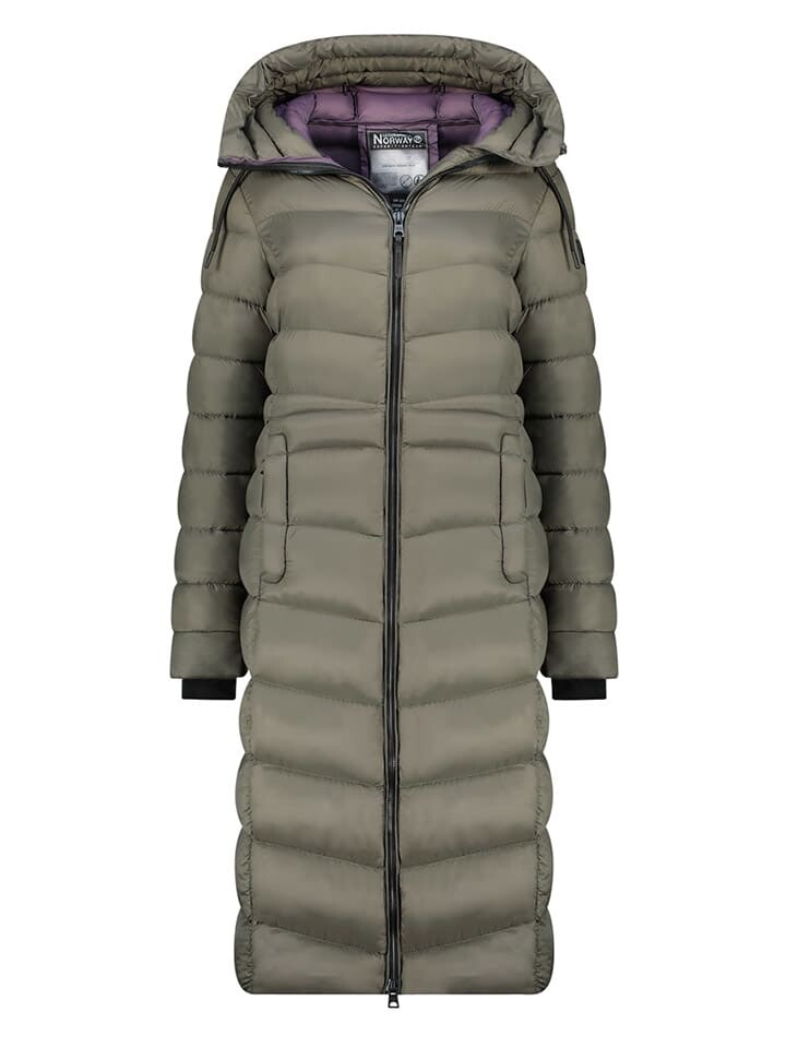 

Стеганое пальто Geographical Norway Steppmantel, хаки