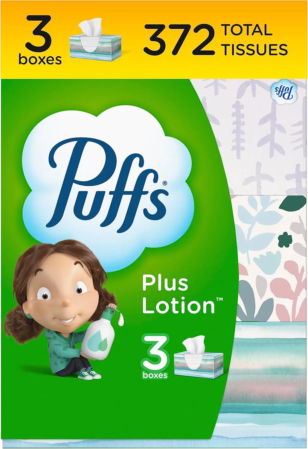 Крем для лица Puffs — Дневной с лосьоном Plus Lotion, 3 упаковки по — фото 2