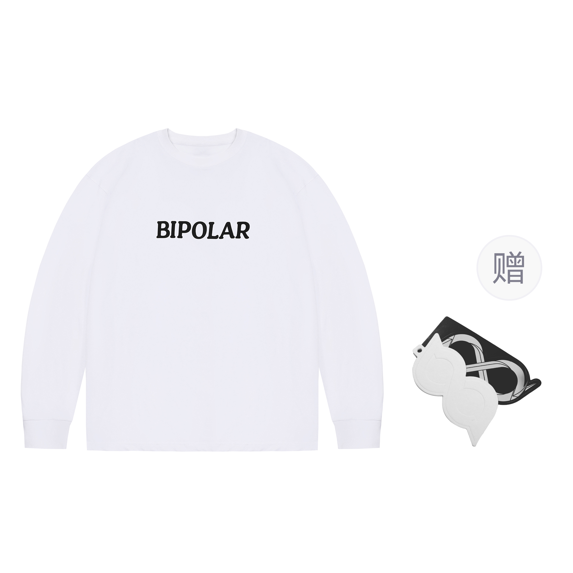 

Футболка унисекс BIPOLAR, Black (Purple Text)-Upgraded Armbands (Comes with Stickers+Scented Sachet)