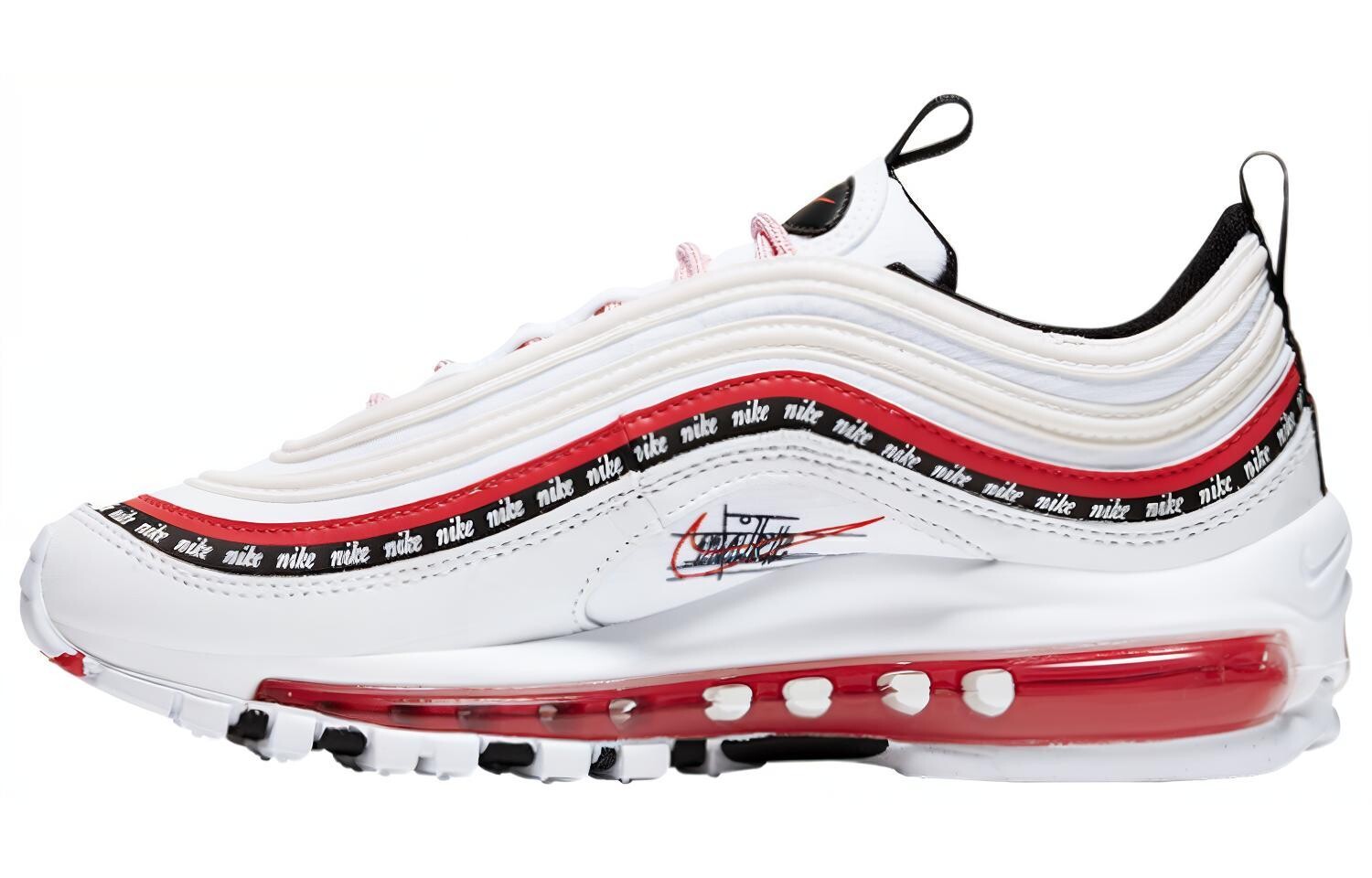 Кроссовки Nike Air Max 97 Women, белый/красный/черный