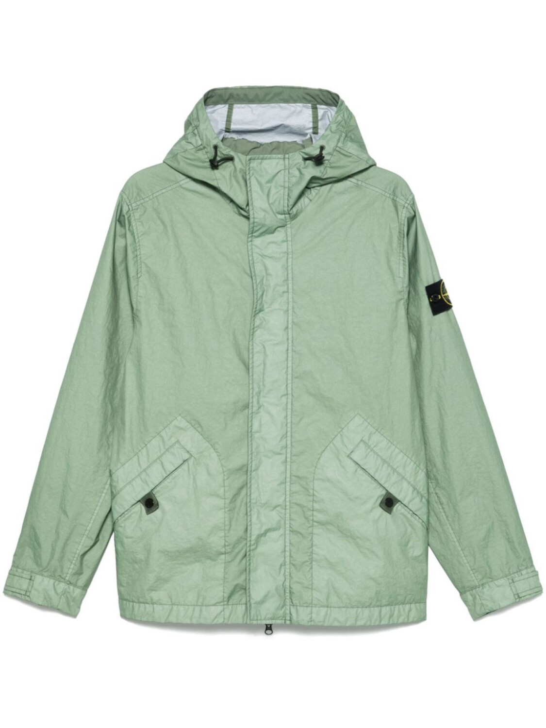 

Stone Island пальто с жатым эффектом, зеленый