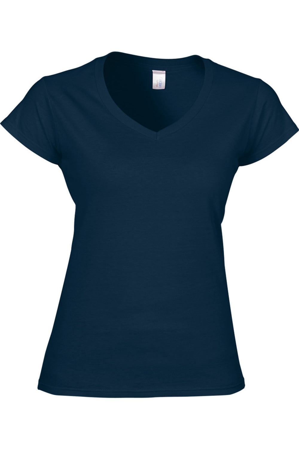 

Футболка Gildan Ladies Soft Style с коротким рукавом и V-образным вырезом, темно-синий