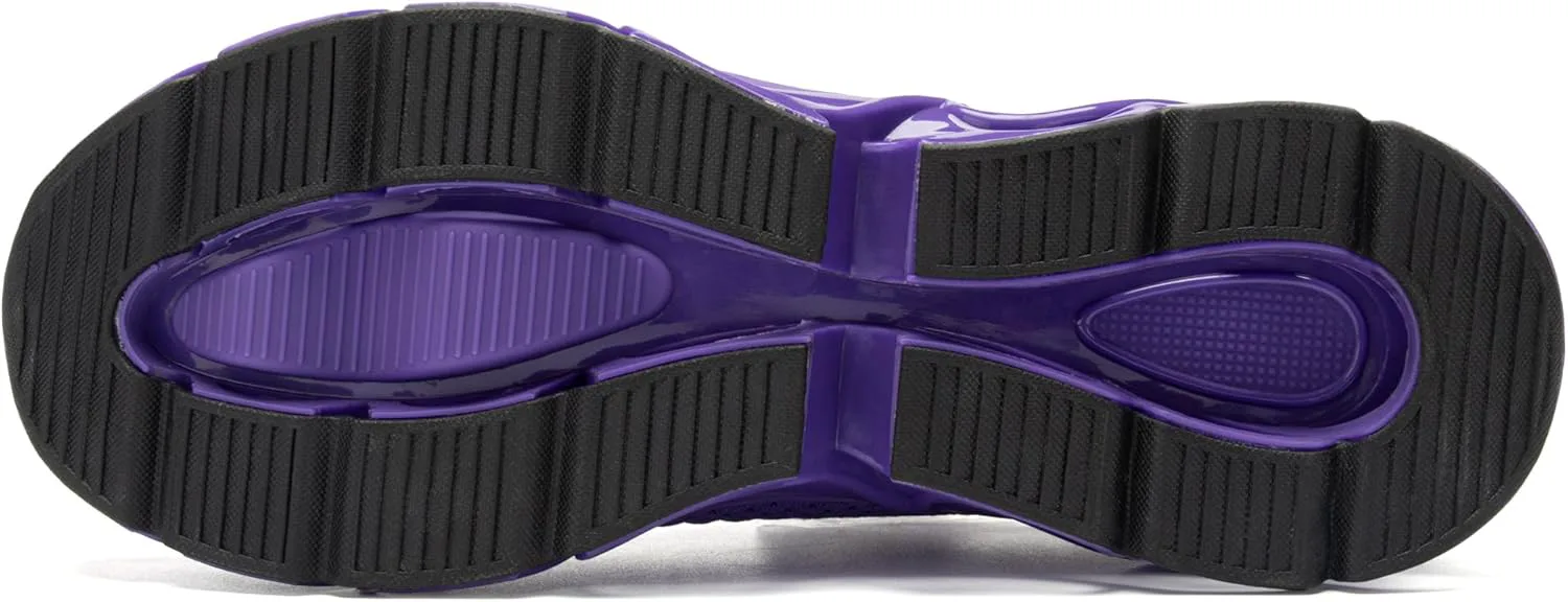 

Мужские спортивные кроссовки FRSHANIAH, дышащие, для бега, с противоскользящей подошвой, модные кеды, фиолетовый