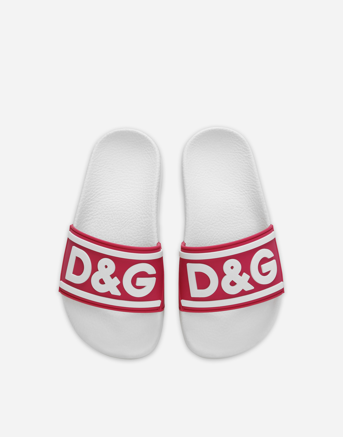 Резиновые пляжные шлепанцы Dolce&Gabbana, мультиколор — фото 4