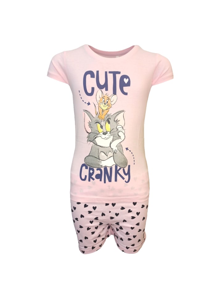 

Tom & Jerry Розовая короткая пижама с Томом и Джерри