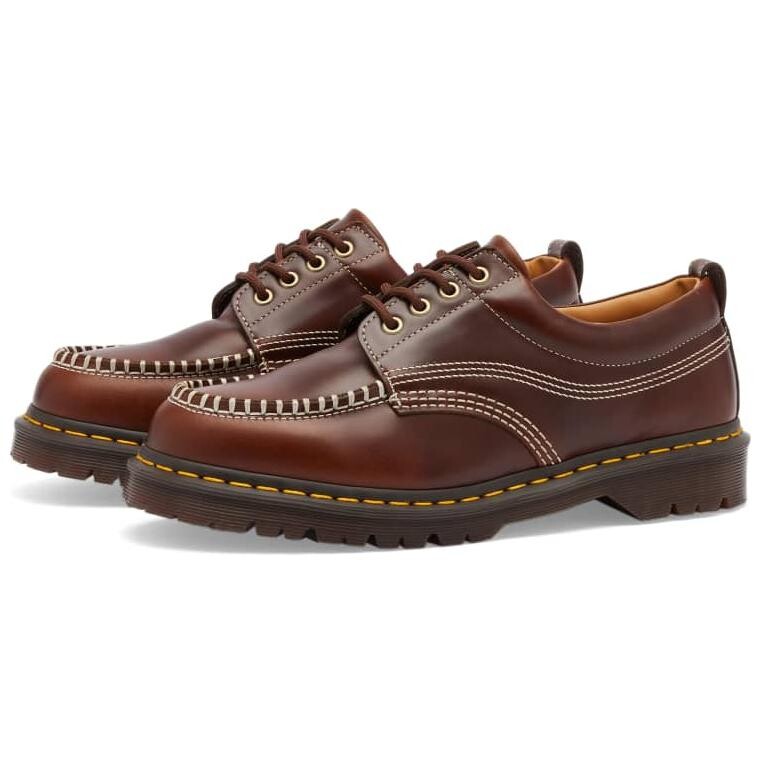 Мужские повседневные унисекс с низким верхом темно-коричневые Dr.Martens — фото 2