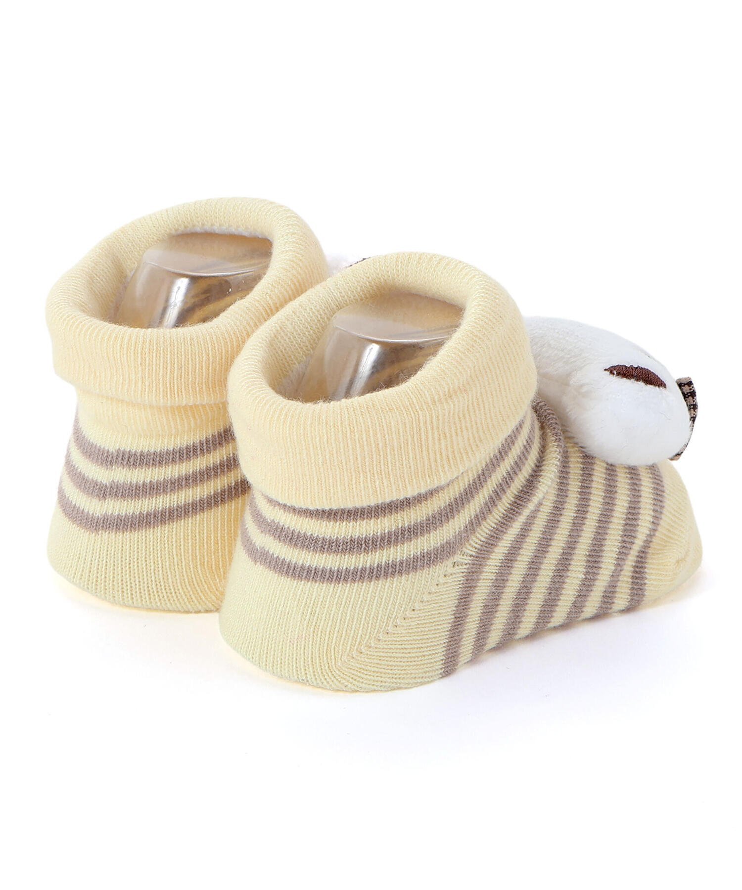 Детские носочки с рисунком клубники, медведя и пчелы SLAP SLIP BABY, Off white — фото 2