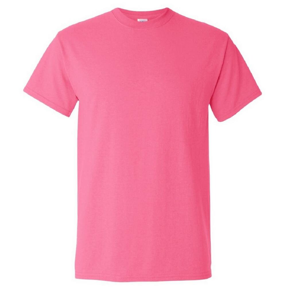 

Gildan Мужская футболка из ультрахлопка с коротким рукавом Floso, цвет Safety Pink