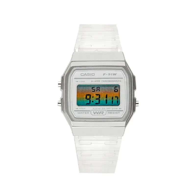 

CASIO Ретрофит серия кварцевый механизм часы унисекс мультиколор циферблат