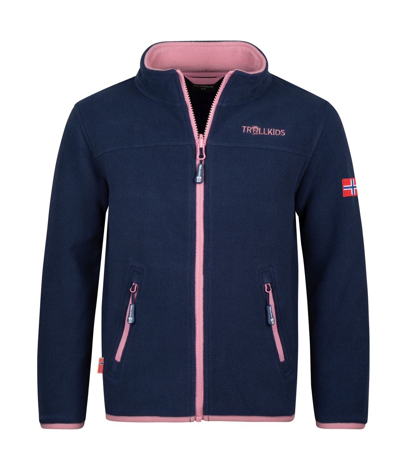 

Флисовая куртка Trollkids Fleece Jacke Oppdal XT, цвет Marineblau/Violett