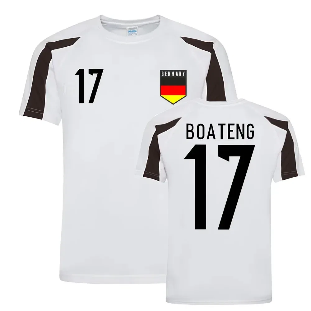 Тренировочная футбольная джерси Jerome Boateng, Германия Germany, мультиколор — фото 2