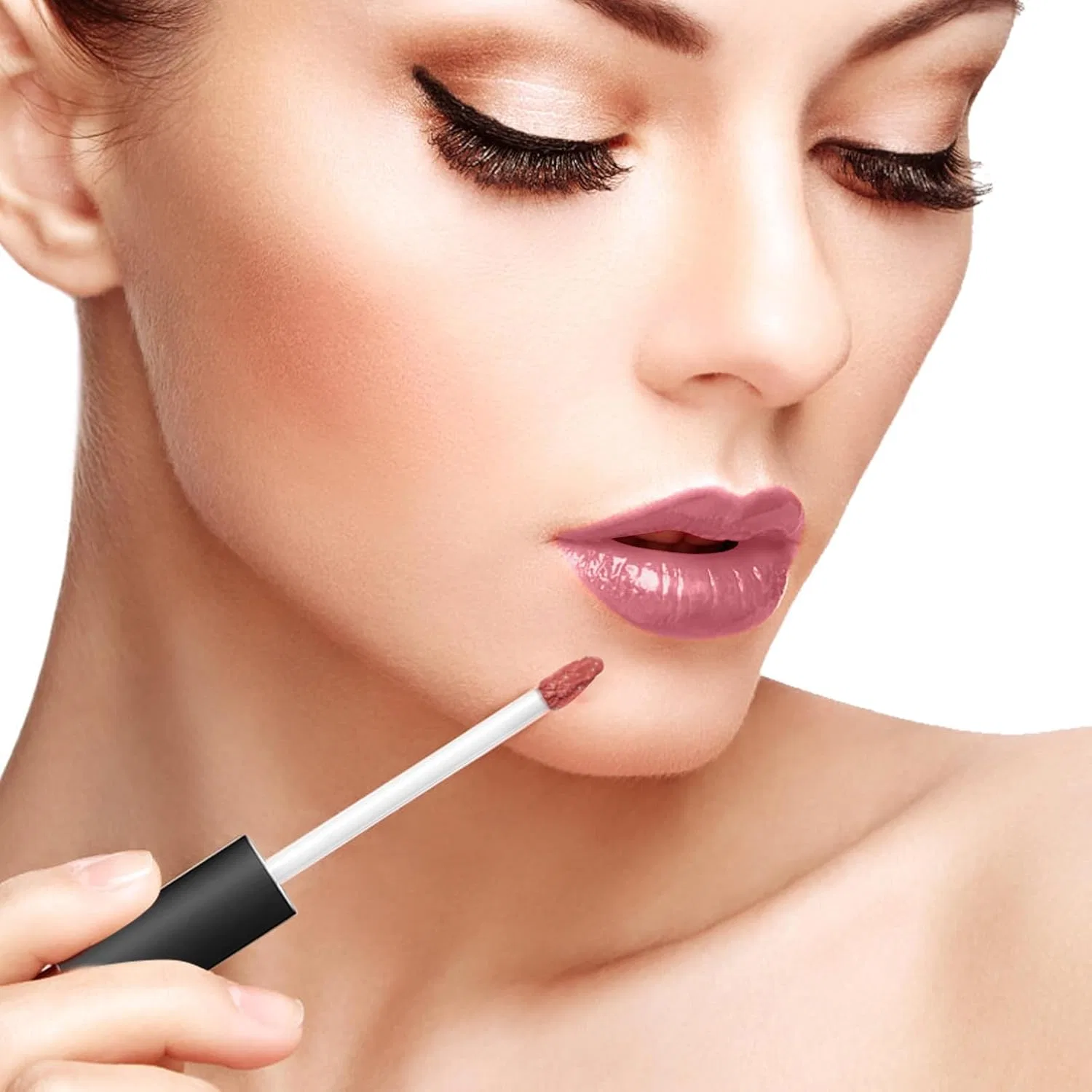 Блеск для губ Glossy Lip Gloss Generic, оттенок #5 — фото 3