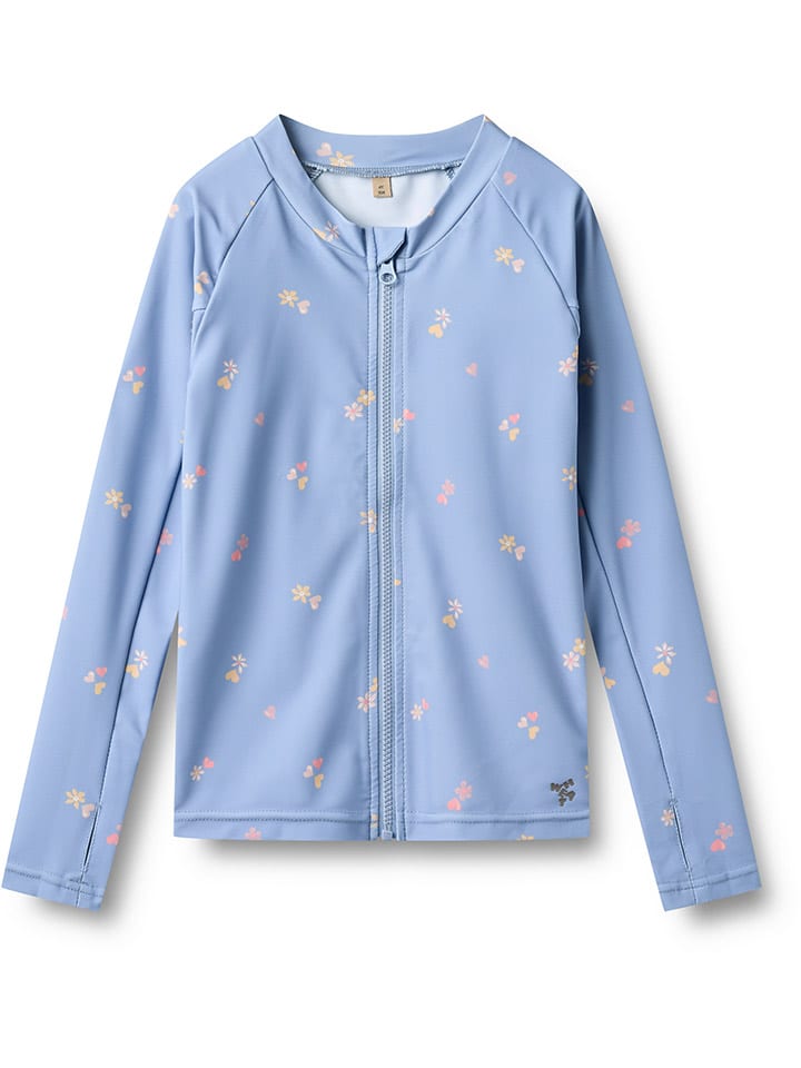 

Wheat Купальная футболка "Ада" светло-голубого цвета