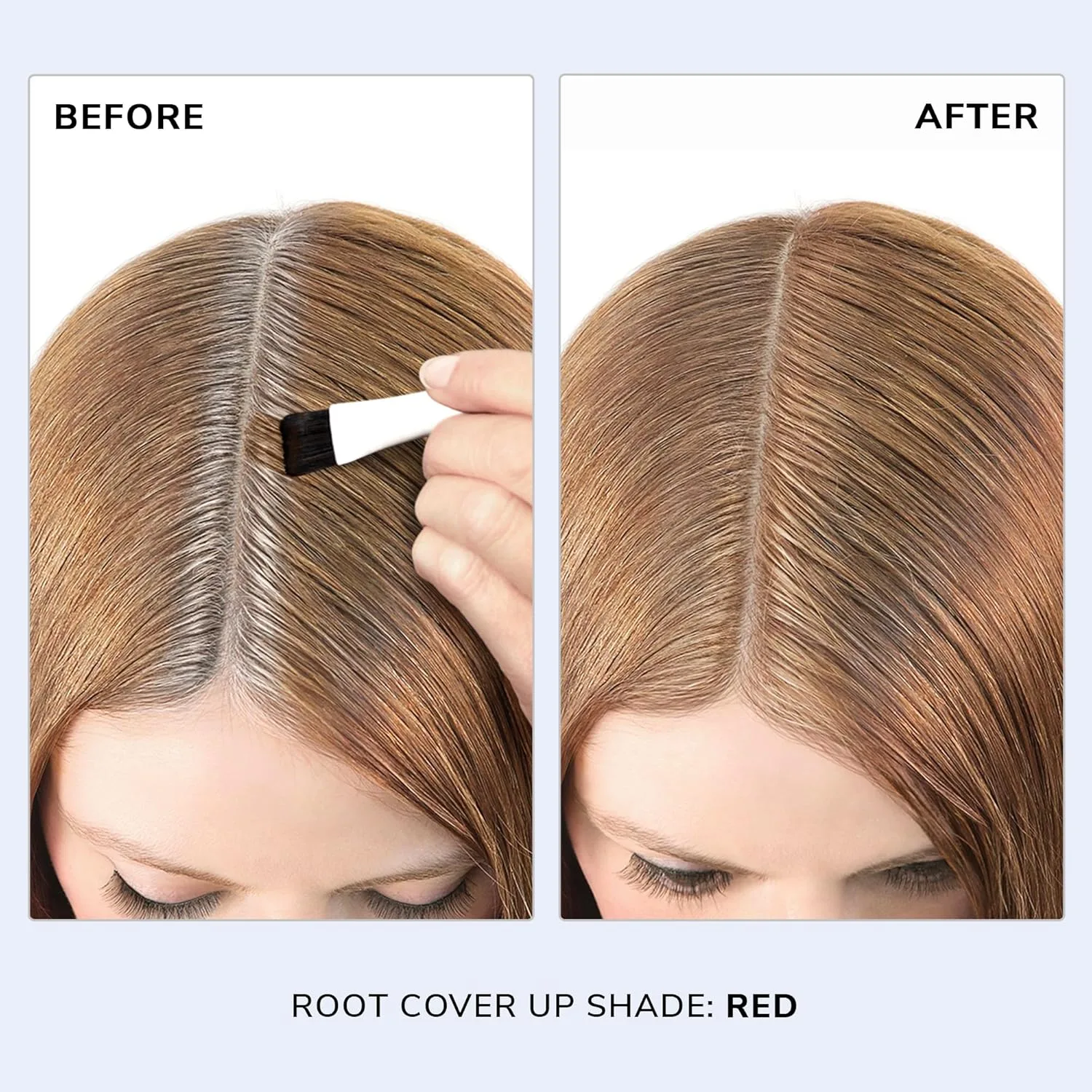 COLOR WOW Root Cover Up - Мгновенное закрашивание седины и подкрашивание | Водо- и потоустойчивое | Не оставляет следов | Удостоенная наград формула, Red — фото 3
