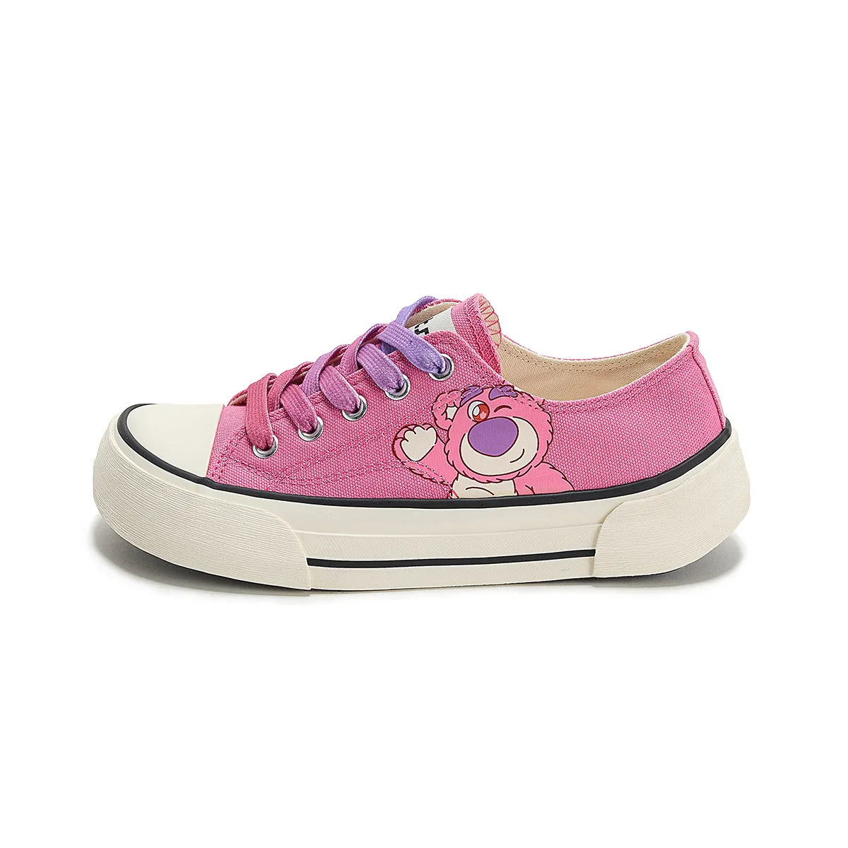 Детские кеды low top из хлопка серии Strawberry Bear Disney, белый — фото 3