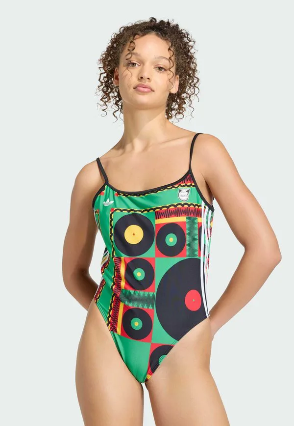 

Купальник jamaica uback Adidas Originals, Vivid Green Black White, Белый, Купальник jamaica uback Adidas Originals, Vivid Green Black White