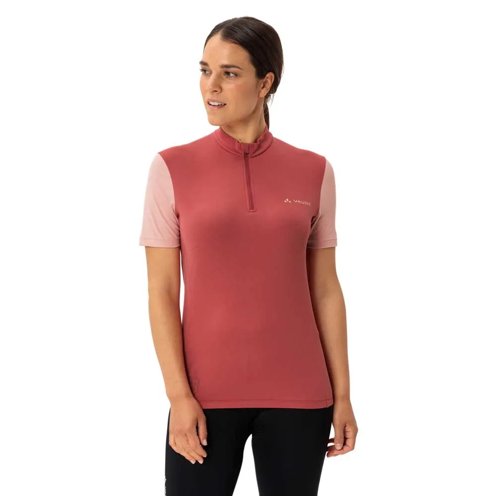 

Джерси с коротким рукавом VAUDE Matera Half Zip, розовый