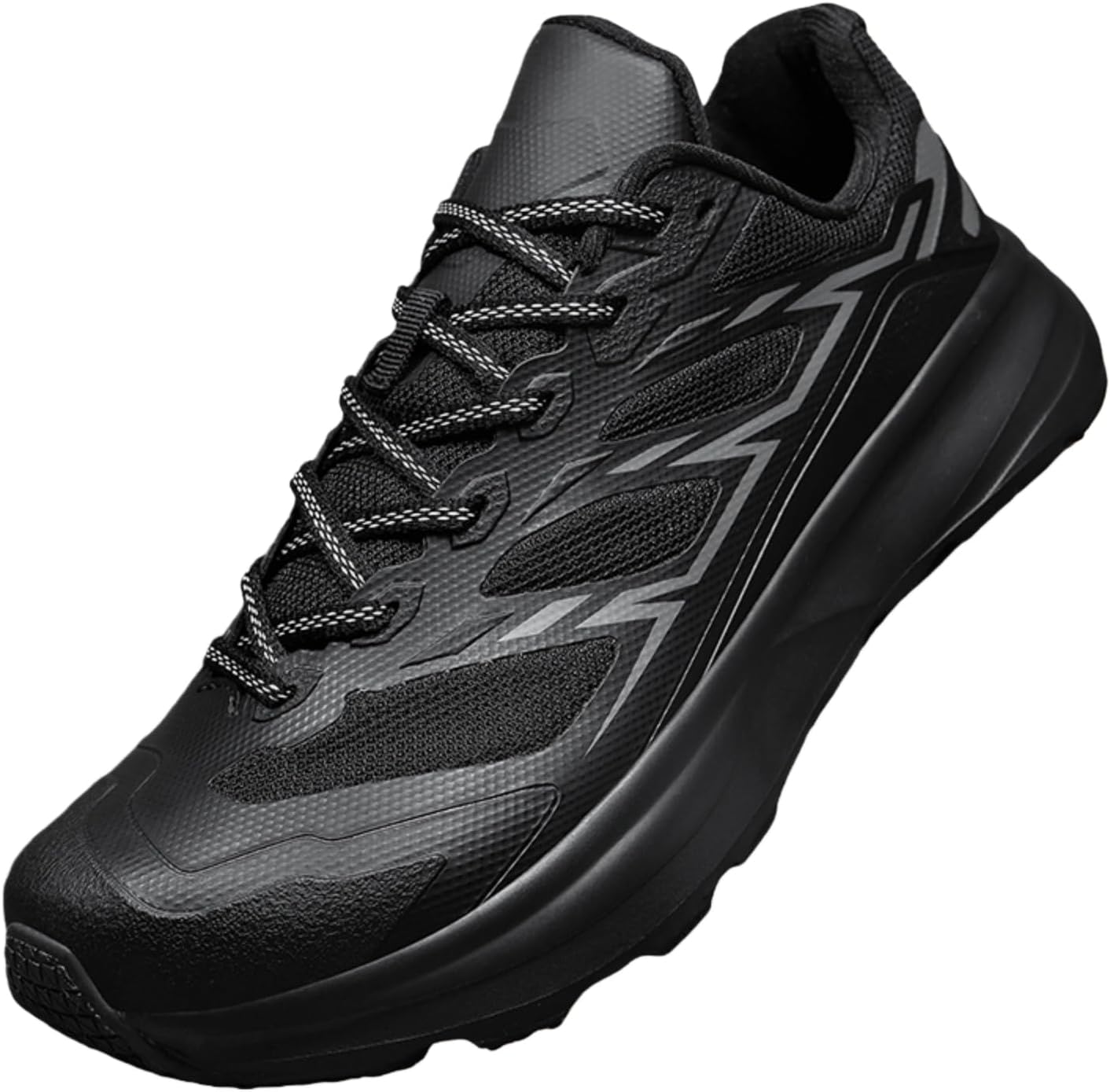 

Мужские кроссовки для трейлового бега, амортизирующие, легкие, с противоскользящей подошвой Yrzhgdl, черный