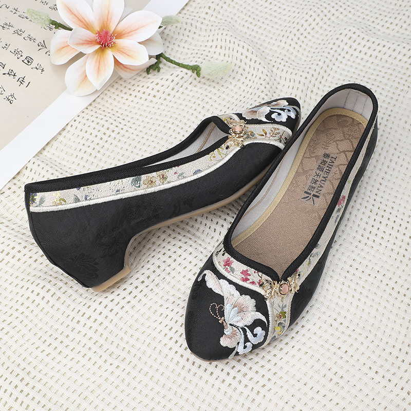 TAIHEYUAN Женские повседневные туфли-лодочки - 75166 черные, цвет 75166 Black — фото 3