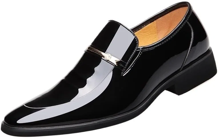 Лоферы мужские Patent Leather, Black UOPYNE